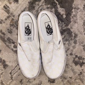 white checkered vans